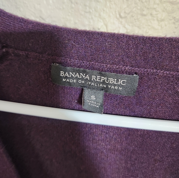 Banana Republic Cashmere Blend Cardigan Size Small - Picture 3 of 6